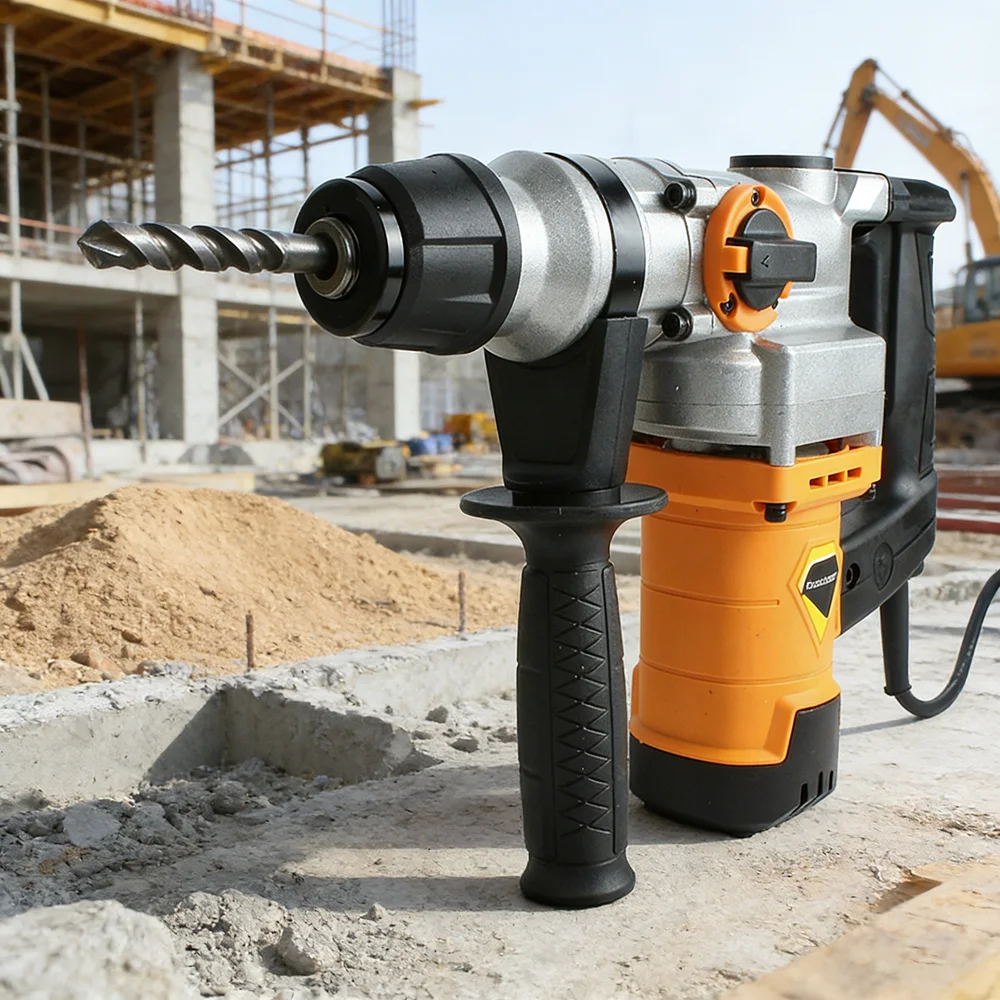 1200W Electric Hammer Drill Multi-Function Impact Drill High Power Concrete Rotary Hammer for Industry Concrete Rotary Hammer
1200W Electric Hammer Drill Multi-Function Impact Drill High Power Concrete Rotary Hammer for Industry Concrete Rotary Hammer