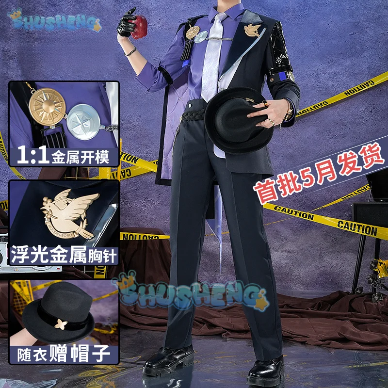 Zenless Zone Zero Hugo Vlad Cosplay Costume Uniform Halloween Carnival Party Christmas Play Role Clothes Clothing for Men
Zenless Zone Zero Hugo Vlad Cosplay Costume Uniform Halloween Carnival Party Christmas Play Role Clothes Clothing for Men