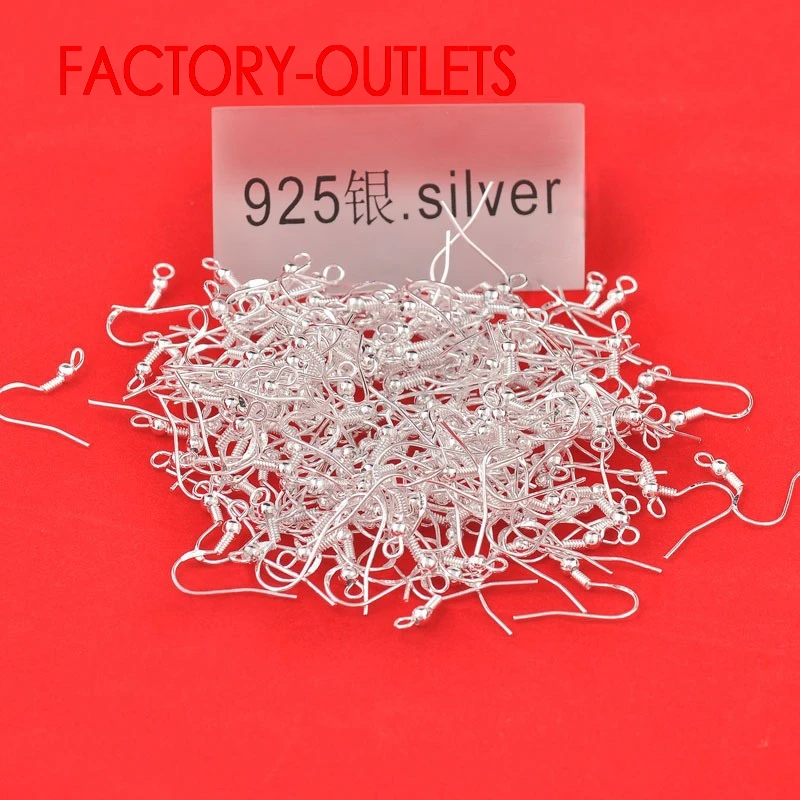 Big Promotion 24Hours Handle Fast Shipping 200PCS Design Genuine 925 Sterling Silver Beads Jewelry Findings Hooks Earrings Wire
Big Promotion 24Hours Handle Fast Shipping 200PCS Design Genuine 925 Sterling Silver Beads Jewelry Findings Hooks Earrings Wire