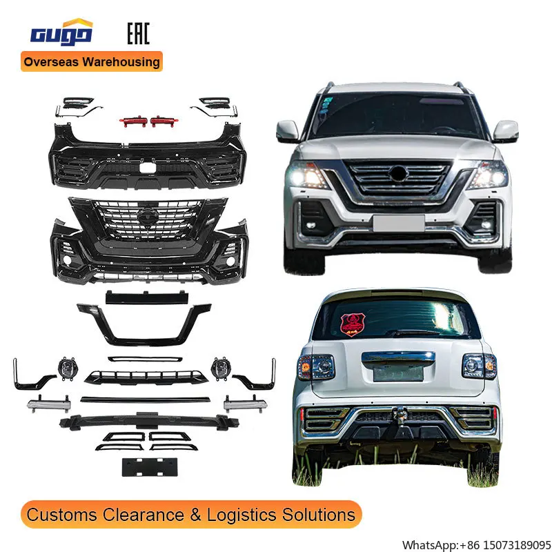 Bodykit GUGO для PATROL 60-я юбилейная модель, новый передний и задний бампер, АБС-пластик, устойчивый к ультрафиолетовому излучению, устойчивый к коррозии
Bodykit GUGO для PATROL 60-я юбилейная модель, новый передний и задний бампер, АБС-пластик, устойчивый к ультрафиолетовому излучению, устойчивый к коррозии