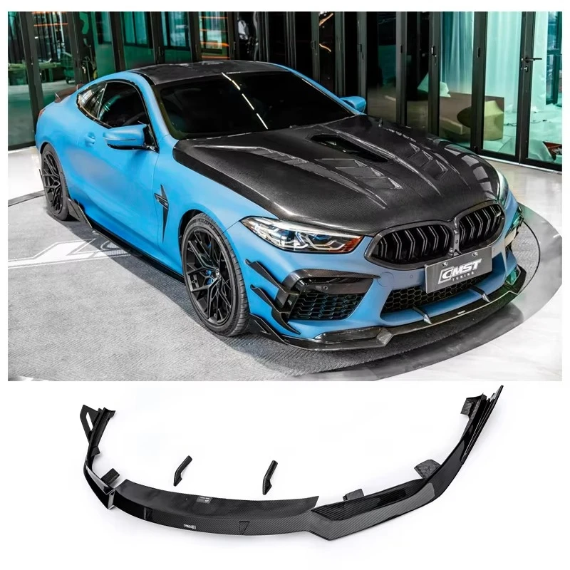Dry Carbon Fiber Front Lip Diffuser CMST Style Carbon Front Bumper Lip for BMW 8 Series M8 F91 F92 F93 Car Body Parts
Dry Carbon Fiber Front Lip Diffuser CMST Style Carbon Front Bumper Lip for BMW 8 Series M8 F91 F92 F93 Car Body Parts