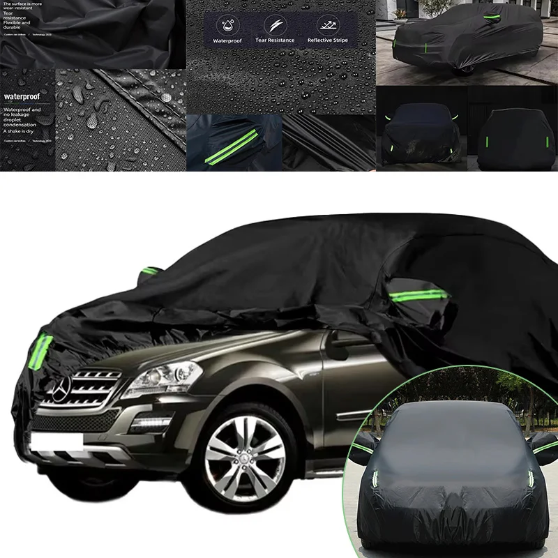 Чехол для автомобиля Mercedes-Benz M-класса W163 W164 W166, уличный, ветрозащитный, водонепроницаемый, пылезащитный, с защитой от солнца и УФ-излучения, со светоотражающими полосами
Чехол для автомобиля Mercedes-Benz M-класса W163 W164 W166, уличный, ветрозащитный, водонепроницаемый, пылезащитный, с защитой от солнца и УФ-излучения, со светоотражающими полосами