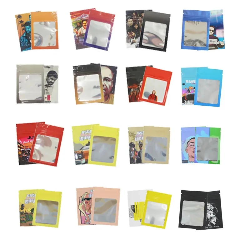 Cartoon Design Clear Foil Zip Lock Mylar Bag Candy Smell Proof Ziplock Packaging Plastic Bags Food Storage Mini Small Pouch
Cartoon Design Clear Foil Zip Lock Mylar Bag Candy Smell Proof Ziplock Packaging Plastic Bags Food Storage Mini Small Pouch