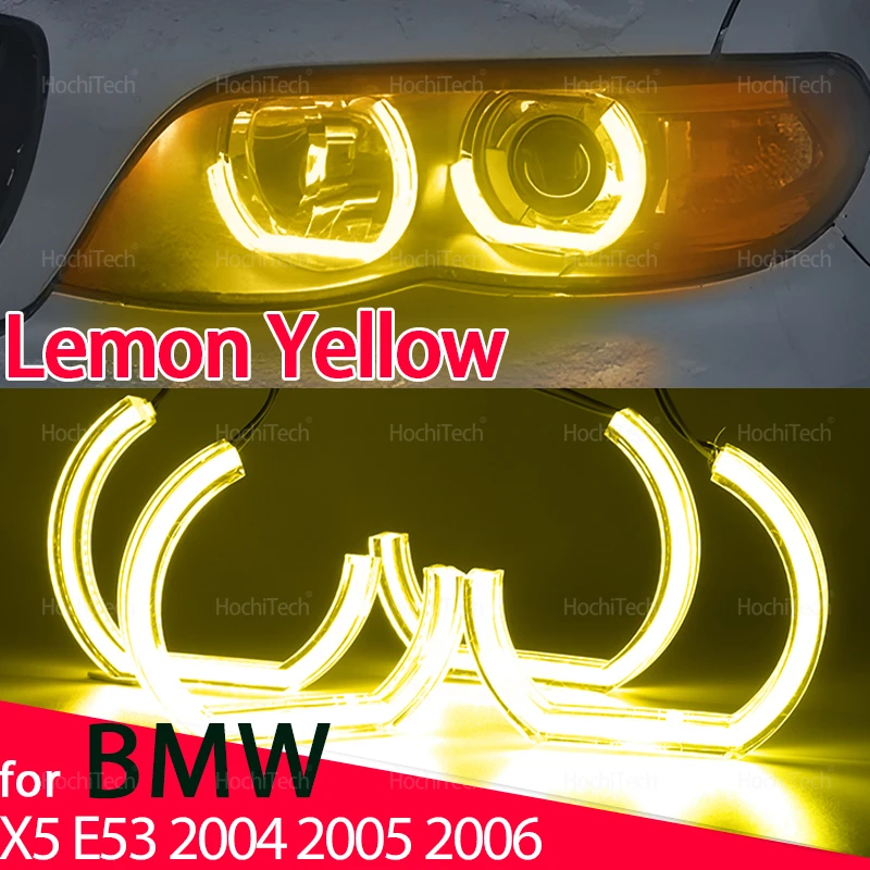 LED Lemon Yellow Angel Eye Ring Kit for BMW X5 E53 Facelift 2004 2005 2006 New CS CSL Style Auto DRL Eyes Car-styling
LED Lemon Yellow Angel Eye Ring Kit for BMW X5 E53 Facelift 2004 2005 2006 New CS CSL Style Auto DRL Eyes Car-styling