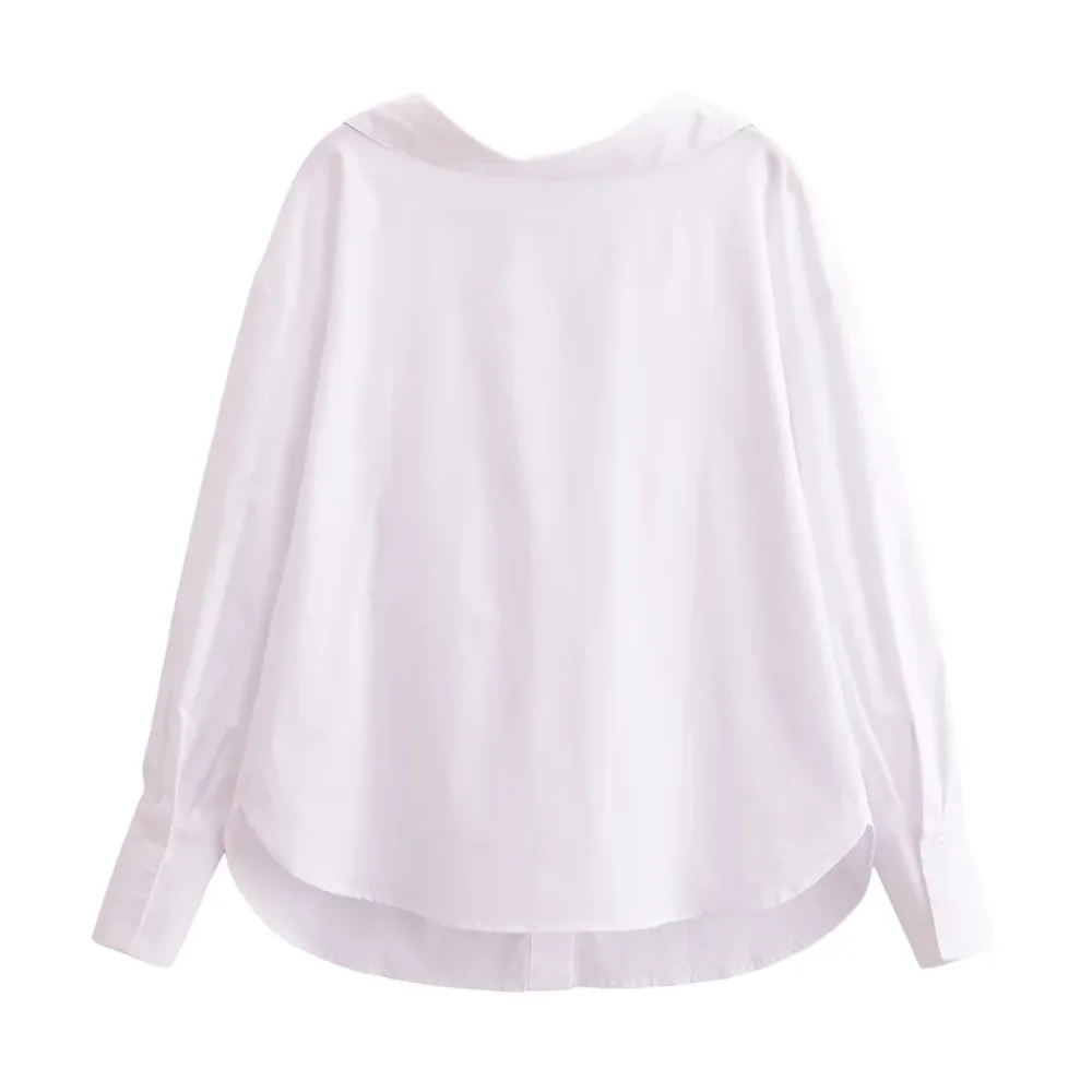 2024 autumn new product women's clothing temperament niche reverse wear design buckle style poplin shirt top
2024 autumn new product women's clothing temperament niche reverse wear design buckle style poplin shirt top