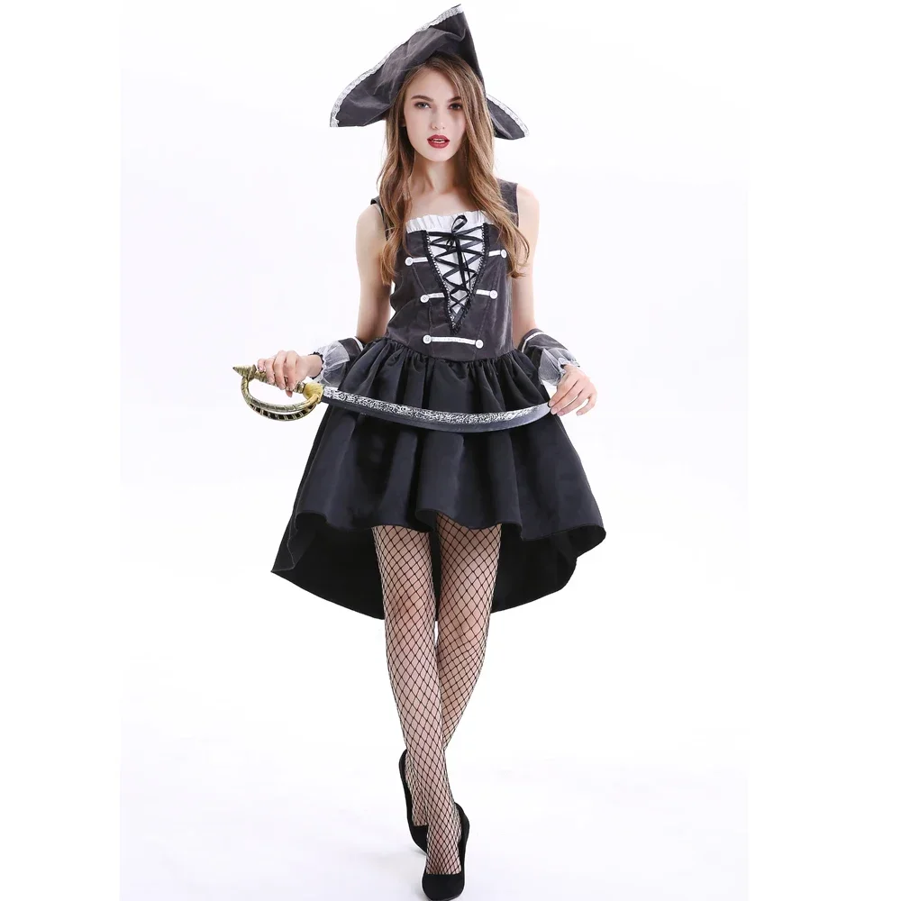 Sexy Women Pirate Costume Carnival Halloween Costume Adult Fancy Party Dress Female Pirate Cosplay
Sexy Women Pirate Costume Carnival Halloween Costume Adult Fancy Party Dress Female Pirate Cosplay