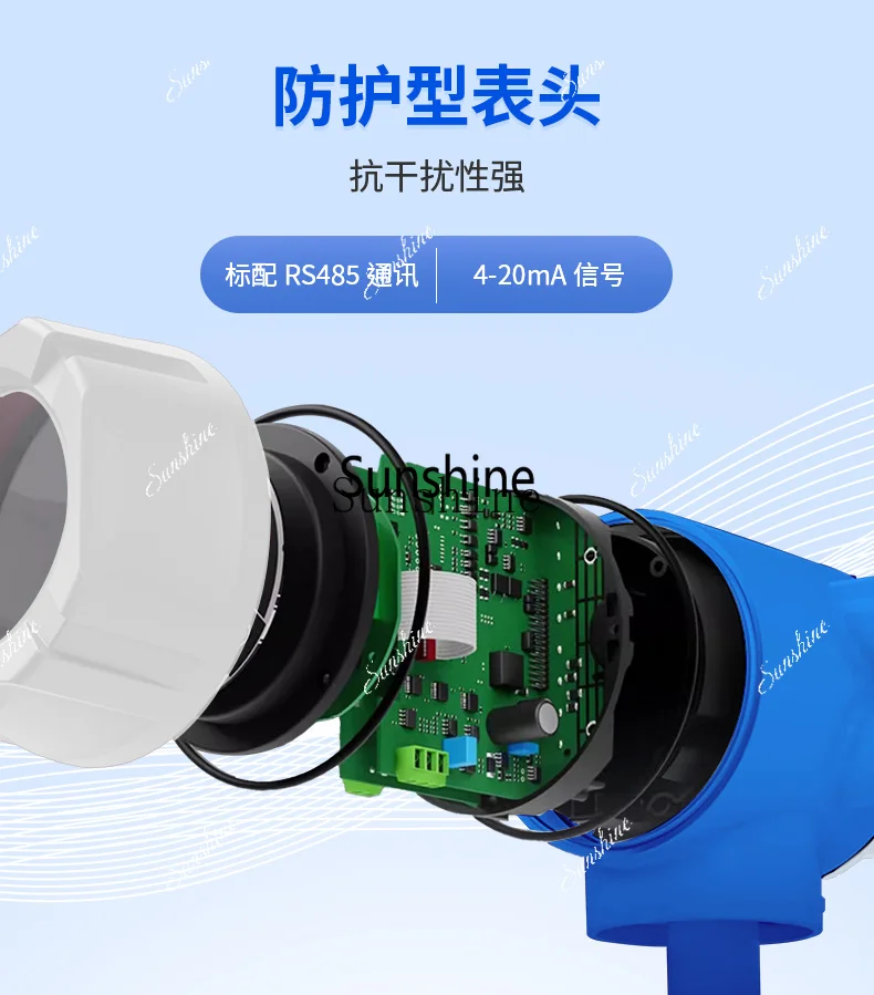 Sewage acid-alkali liquid anti-corrosion pipeline high-precision DN50 intelligent digital display sensor
Sewage acid-alkali liquid anti-corrosion pipeline high-precision DN50 intelligent digital display sensor