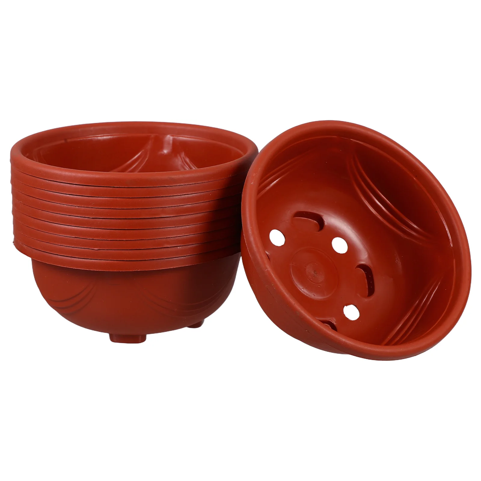 10 Pcs Flowerpot Lightweight PP Hanging Planters Decorative pots Drainage Holes House Plants Nursery Containers
10 Pcs Flowerpot Lightweight PP Hanging Planters Decorative pots Drainage Holes House Plants Nursery Containers
