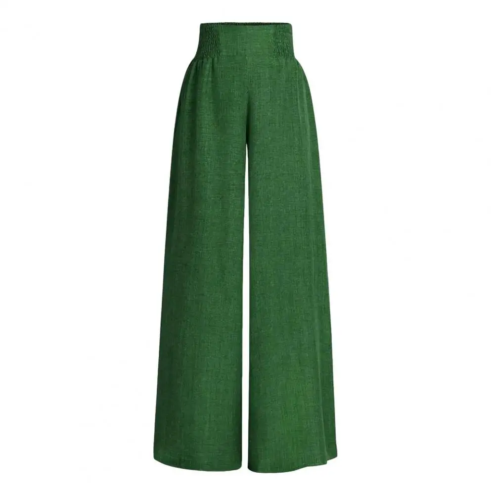 Solid Color Women Pants Stylish Women's Wide Leg Lounge Pants with High Waist Elastic Band Comfortable Solid Color for Casual
Solid Color Women Pants Stylish Women's Wide Leg Lounge Pants with High Waist Elastic Band Comfortable Solid Color for Casual