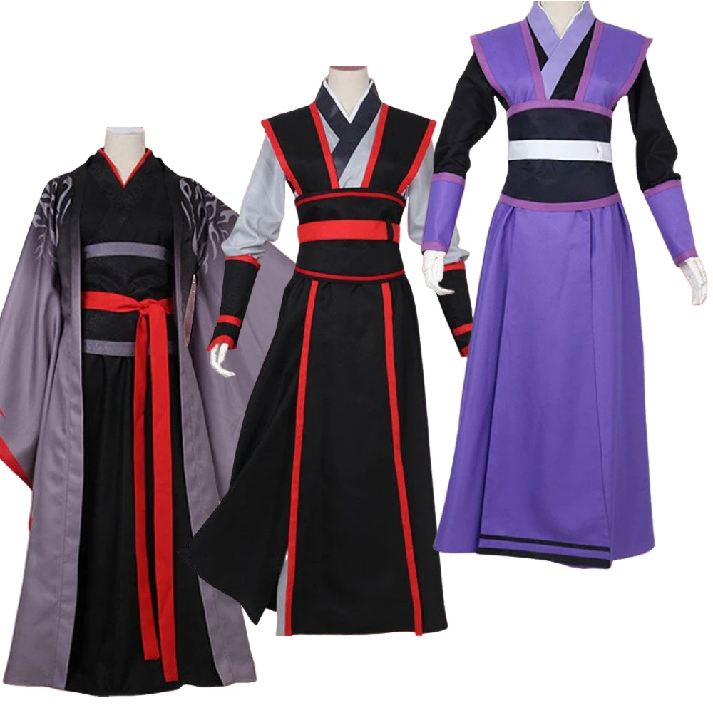 Grandmaster of Demonic Cultivation Cosplay Costume Chinese Anime Weiying Yiling Ancestor Lan Wang Ji Cosplay Costume Full Set
Grandmaster of Demonic Cultivation Cosplay Costume Chinese Anime Weiying Yiling Ancestor Lan Wang Ji Cosplay Costume Full Set