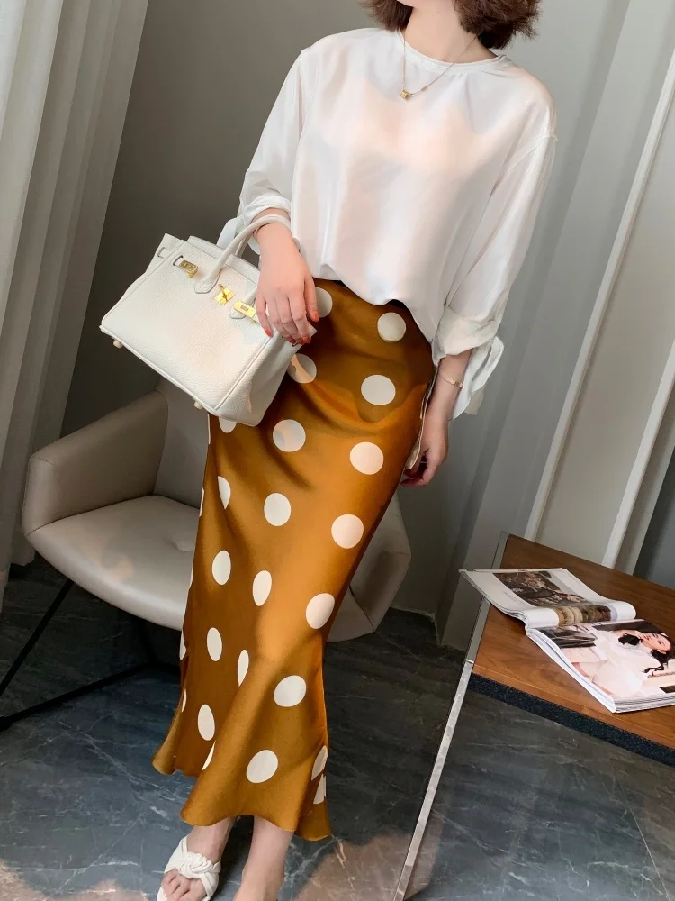 Длинная юбка-миди с запахом для женщин, летняя, универсальная, стройнящая, для офиса, от THOEY CHEN, из полиэстера, в стиле OL
Длинная юбка-миди с запахом для женщин, летняя, универсальная, стройнящая, для офиса, от THOEY CHEN, из полиэстера, в стиле OL