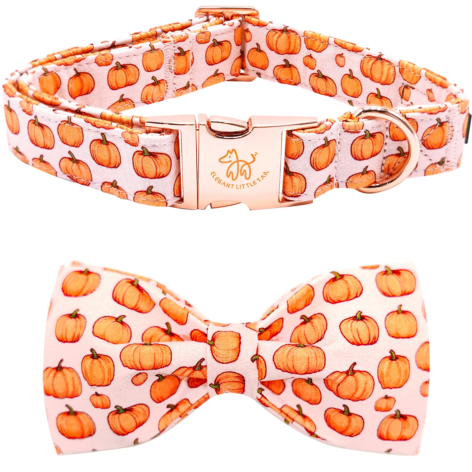 Elegant little tail Fall Dog Collar, Halloween Dog Collar Pet Collar Pink Pumpkin Dog Pet Collar with Bowtie Metal Buckle Cotton
Elegant little tail Fall Dog Collar, Halloween Dog Collar Pet Collar Pink Pumpkin Dog Pet Collar with Bowtie Metal Buckle Cotton