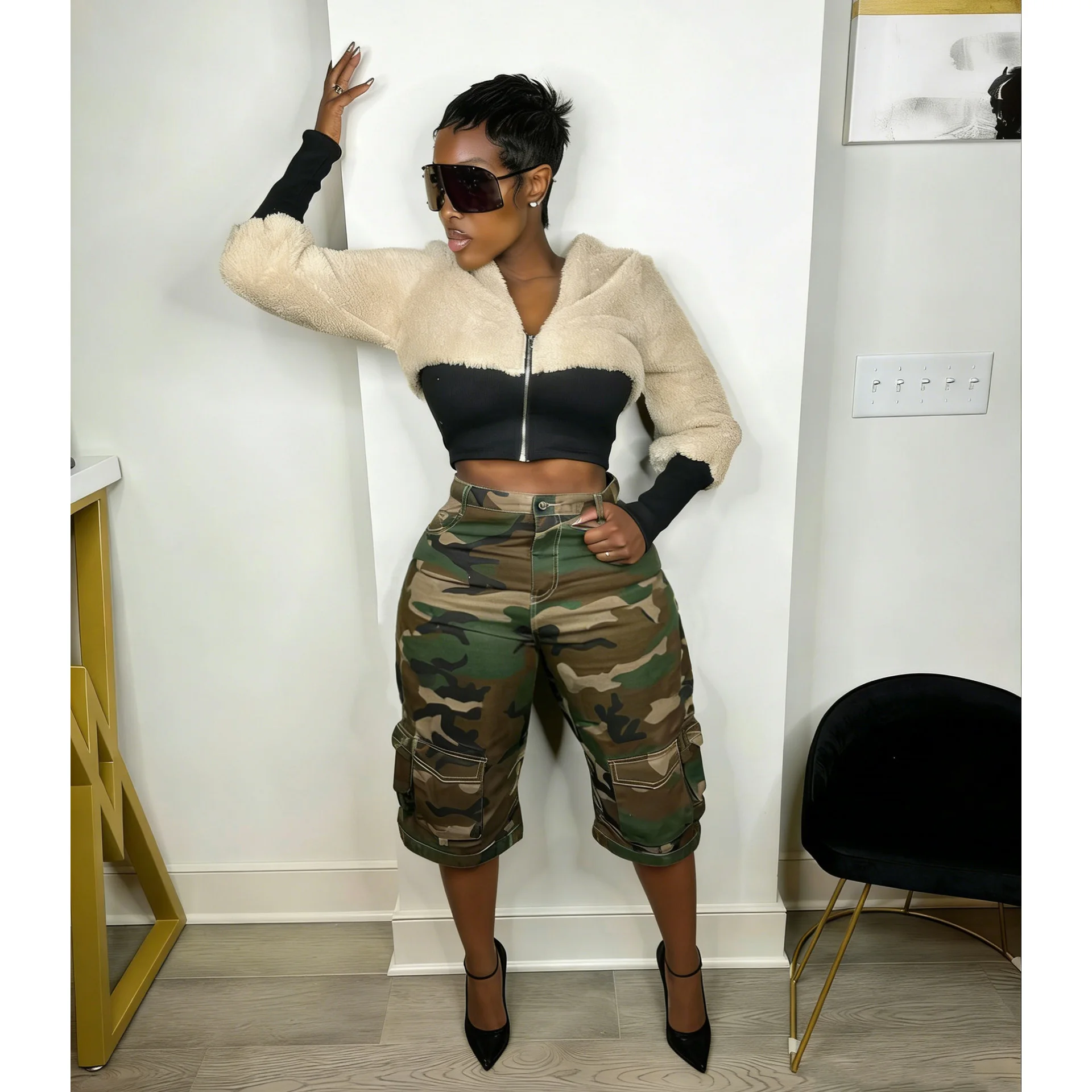 Cargo Pocket Pants High Waist Camouflage Y2K Streetwear 2026 Women Summer Fashion Clothes Trousers Sexy Elegant Pencil Pants
Cargo Pocket Pants High Waist Camouflage Y2K Streetwear 2026 Women Summer Fashion Clothes Trousers Sexy Elegant Pencil Pants