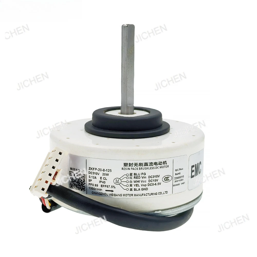 Новый для внутреннего блока кондиционера, двигатель вентилятора постоянного тока ZKFP-20-8-125 DC310V 25 Вт 1350 об/мин, детали кондиционера
Новый для внутреннего блока кондиционера, двигатель вентилятора постоянного тока ZKFP-20-8-125 DC310V 25 Вт 1350 об/мин, детали кондиционера