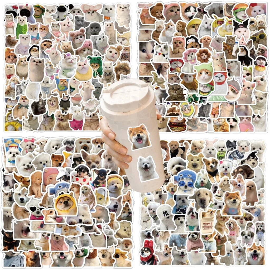 100PCS Pet Realistic Puppy and Cat MEME Graffiti Stickers for Helmet Bicycle Hand Account Pencil Case Decals Sticker Story Store
100PCS Pet Realistic Puppy and Cat MEME Graffiti Stickers for Helmet Bicycle Hand Account Pencil Case Decals Sticker Story Store