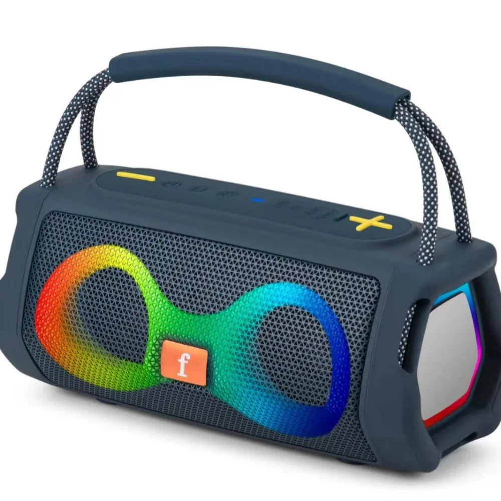 Портативная Bluetooth-колонка ET-313 с мощным басом, беспроводная, с RGB-подсветкой, ручкой для переноски, водонепроницаемая, для вечеринок на открытом воздухе
Портативная Bluetooth-колонка ET-313 с мощным басом, беспроводная, с RGB-подсветкой, ручкой для переноски, водонепроницаемая, для вечеринок на открытом воздухе