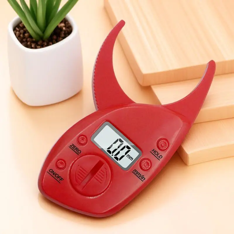 Body Fat Caliper Clip Red Accurate Easy Use Fitness Fat Measuring Tool LCD Display Analyzer LCD Display Teller
Body Fat Caliper Clip Red Accurate Easy Use Fitness Fat Measuring Tool LCD Display Analyzer LCD Display Teller