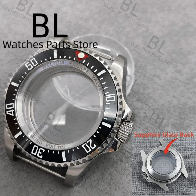 BLIGER 43mm Diver SEA Watch Case Ceramic Bezel Sapphier Back Case 10ATM WaterprooFit NH34 NH35 NH36 NH38 ETA2824 PT5000 Movement
BLIGER 43mm Diver SEA Watch Case Ceramic Bezel Sapphier Back Case 10ATM WaterprooFit NH34 NH35 NH36 NH38 ETA2824 PT5000 Movement