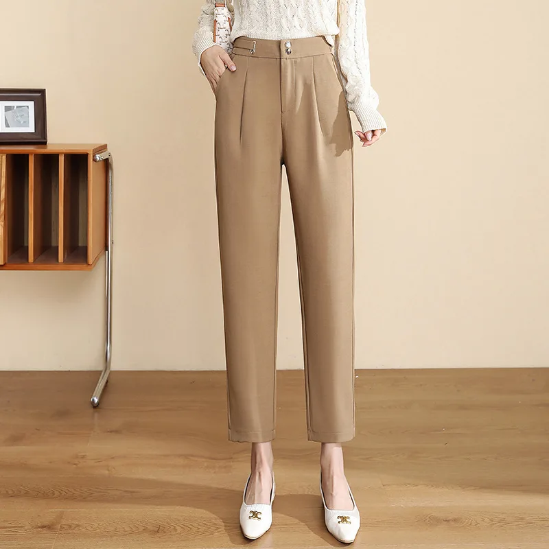 Trendy Women's Harem Pants High Waist Slimming Pants Women's Autumn Professional Suit Pants
Trendy Women's Harem Pants High Waist Slimming Pants Women's Autumn Professional Suit Pants