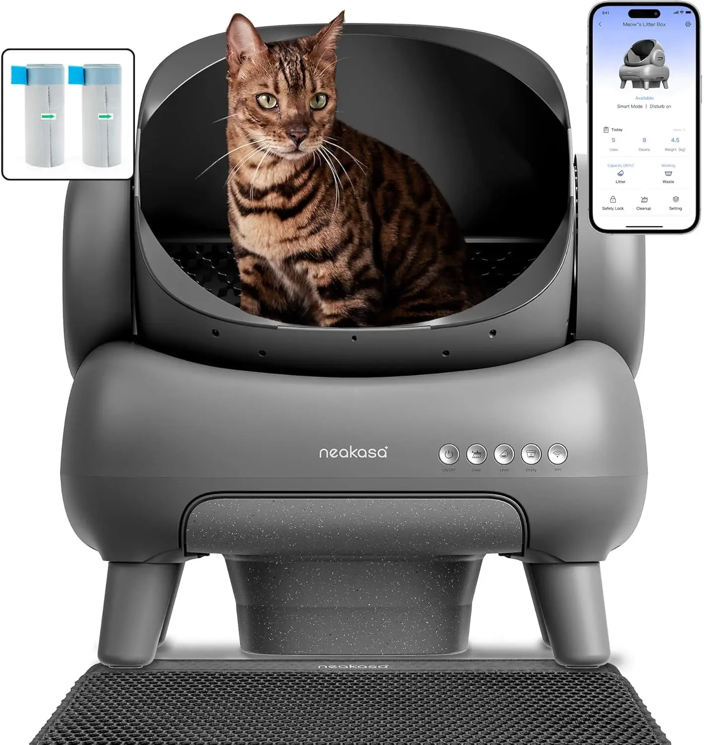 M1 Model Open-Top Self Cleaning Cat Litter Box (Renewed - Excellent)
M1 Model Open-Top Self Cleaning Cat Litter Box (Renewed - Excellent)