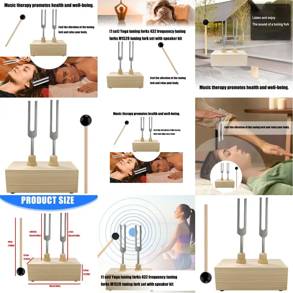 Q39E 432Hz 528Hz Sound Healing Forks Wooden Resonance Box Sound Tool for Fitness
Q39E 432Hz 528Hz Sound Healing Forks Wooden Resonance Box Sound Tool for Fitness