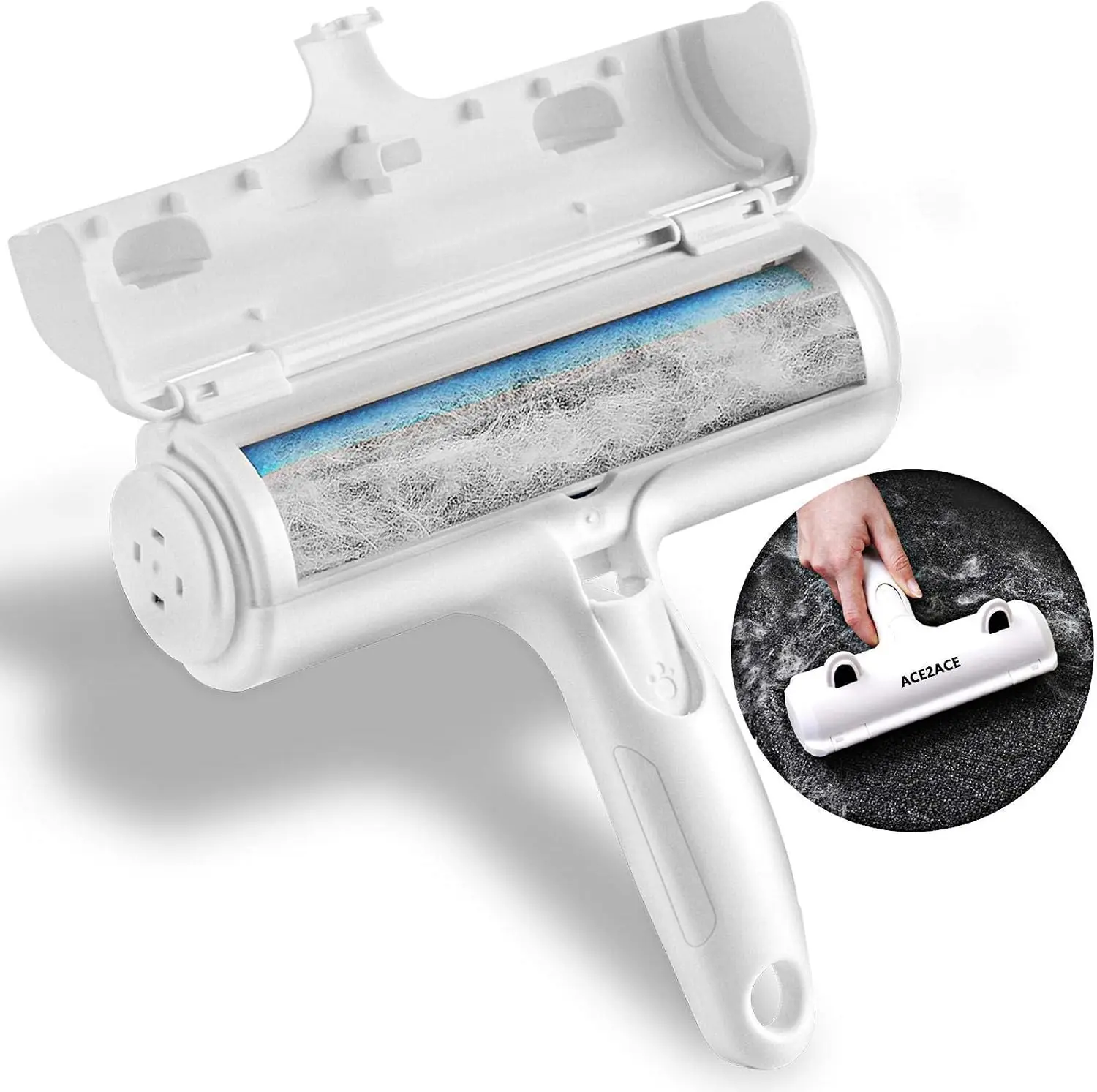 Reusable Pet Hair Remover Tool with Dust Bin, Self-Cleaning Lint Roller for Couch, Furniture, Carpet, Sofa and Bedding
Reusable Pet Hair Remover Tool with Dust Bin, Self-Cleaning Lint Roller for Couch, Furniture, Carpet, Sofa and Bedding