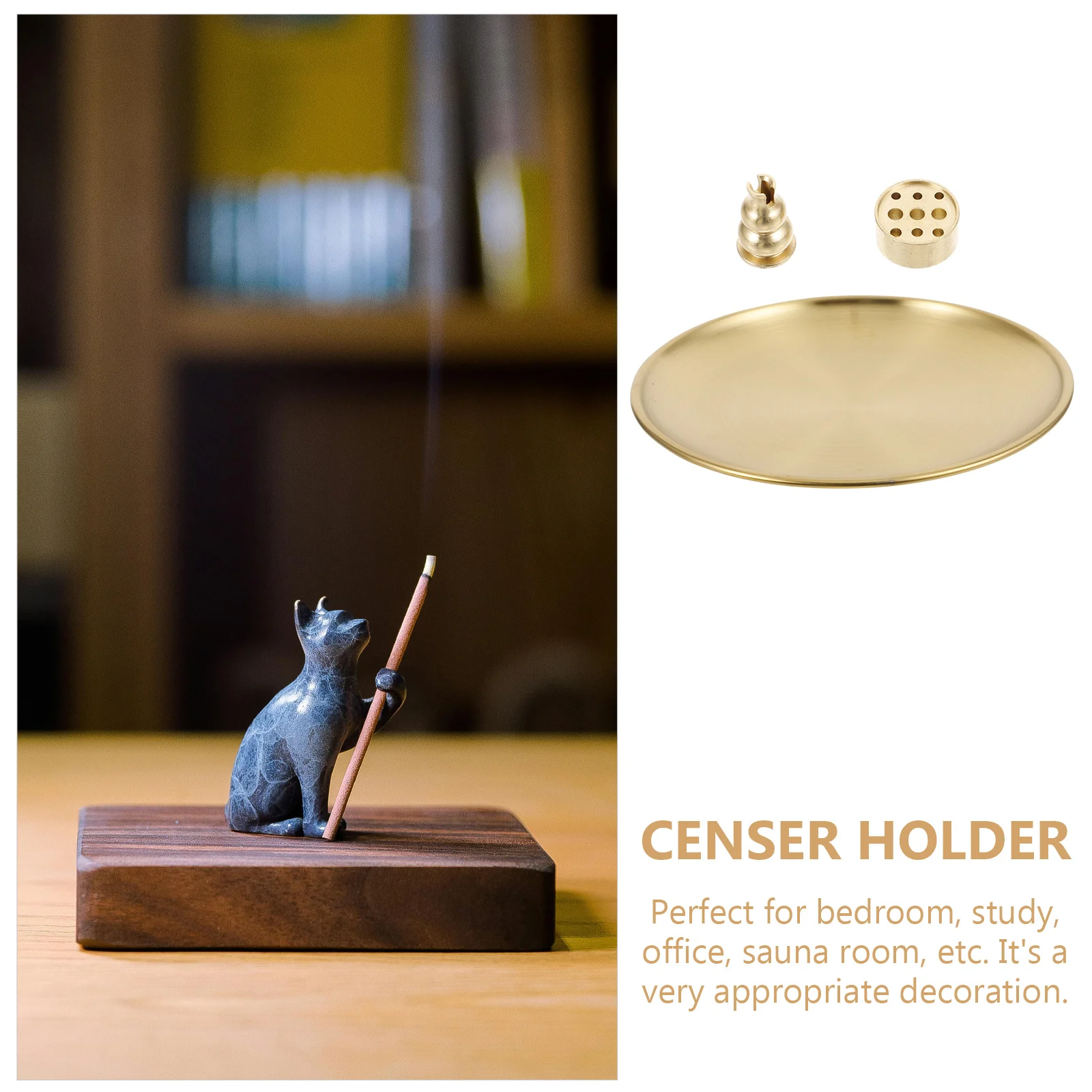 1Set Compact Retro Incense Holder Brass Material Functional Long-Lasting Home Decoration Incense Holder Burner Ornament,
1Set Compact Retro Incense Holder Brass Material Functional Long-Lasting Home Decoration Incense Holder Burner Ornament,