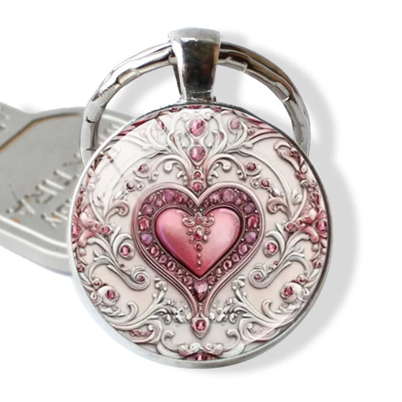 2PCset Elegant Vintage Pink Heart Keychain Creative Gift Metal Key Ring Car Bag Pendant
2PCset Elegant Vintage Pink Heart Keychain Creative Gift Metal Key Ring Car Bag Pendant