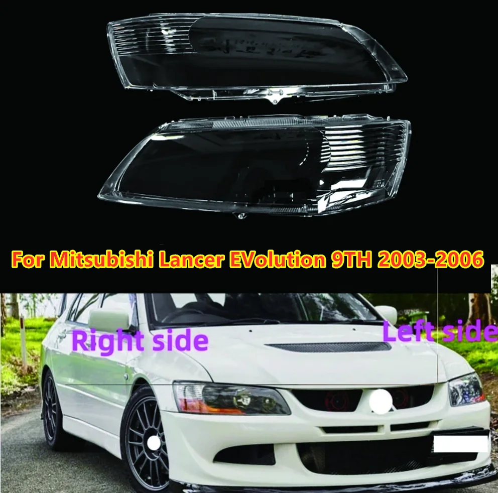 L+R Front Headlight Lens Housing + Glue For Mitsubishi Lancer Evo 9TH 2003-2006
L+R Front Headlight Lens Housing + Glue For Mitsubishi Lancer Evo 9TH 2003-2006