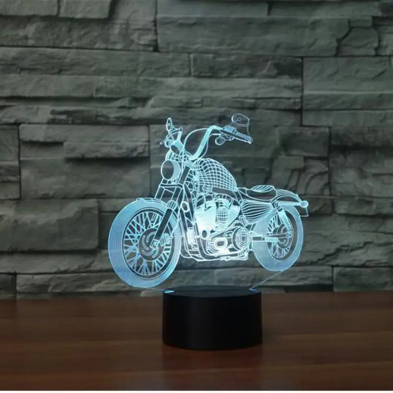 Motorcycle 3d Night Light Christmas 3d Lamp Gift For Kids Gift 7 Color Changing Remote Usb Table Lamp Novelty 3d Light Fixtures
Motorcycle 3d Night Light Christmas 3d Lamp Gift For Kids Gift 7 Color Changing Remote Usb Table Lamp Novelty 3d Light Fixtures