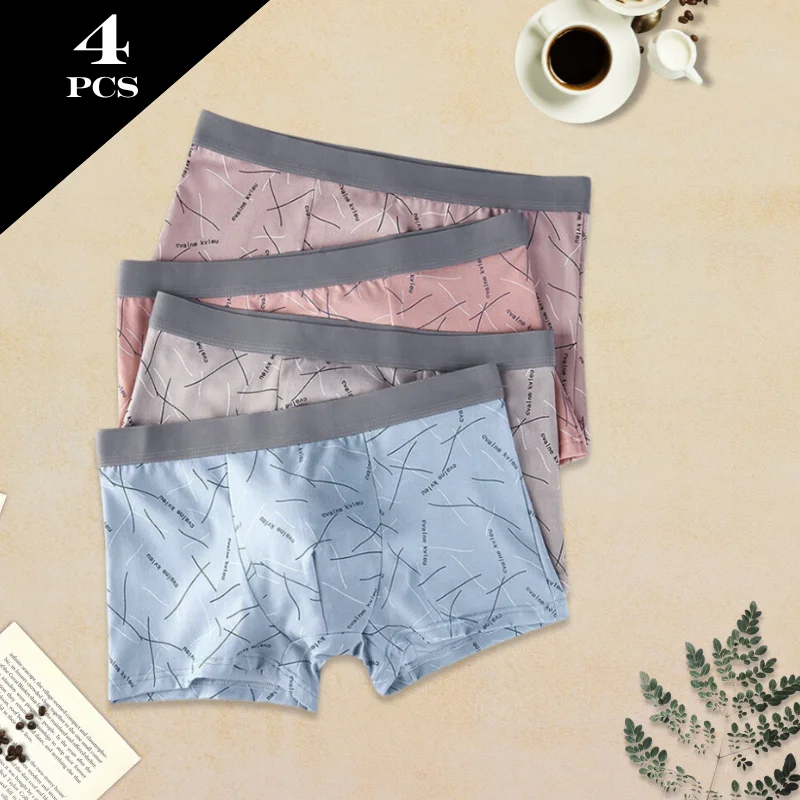 4pcs Mens Underwear Comfortable, Fashionable, Breathable Underwear, Geometric Color, Creative Elements, Men's Boxer Shorts
4pcs Mens Underwear Comfortable, Fashionable, Breathable Underwear, Geometric Color, Creative Elements, Men's Boxer Shorts