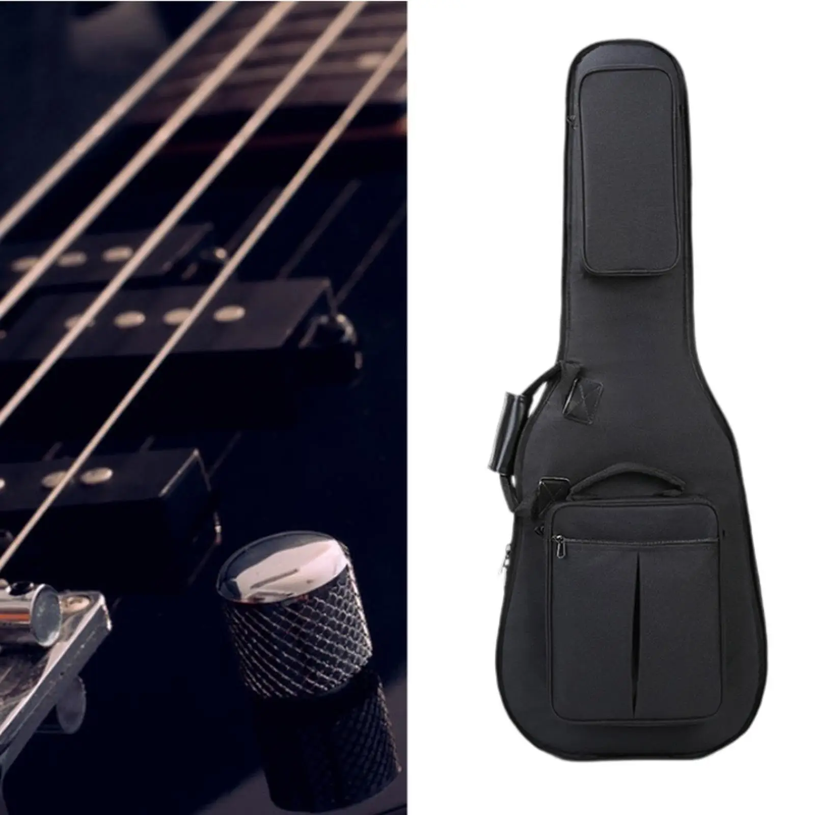 Electric Guitar Bag Guitar Dust Cover Bag Backpack Electric Bass Case with Carry Handle
Electric Guitar Bag Guitar Dust Cover Bag Backpack Electric Bass Case with Carry Handle