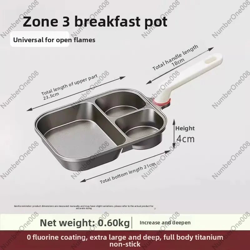 Titanium Non-Stick Breakfast Pan 3-in-1 for Egg Frying, Thickened Induction Cooker & Gas Stove Compatible
Titanium Non-Stick Breakfast Pan 3-in-1 for Egg Frying, Thickened Induction Cooker & Gas Stove Compatible