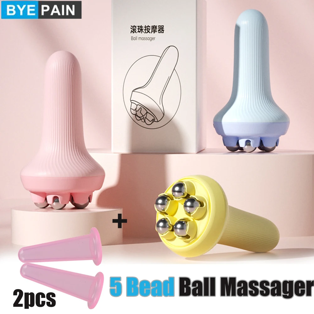 BYEPAIN 5-Bead Ball Massager Massage Roller Professional Pressotherapy Body Therapy Face Foot Back Muscle Relaxer Pain Release
BYEPAIN 5-Bead Ball Massager Massage Roller Professional Pressotherapy Body Therapy Face Foot Back Muscle Relaxer Pain Release