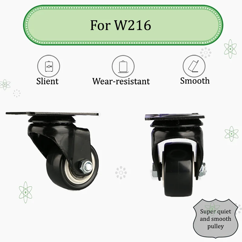 For W216 Luggage Compartment Swivel Wheels Replacement Parts Ultra-Quiet Wear-Resistant Wheels For Trolley Suitcases Travel
For W216 Luggage Compartment Swivel Wheels Replacement Parts Ultra-Quiet Wear-Resistant Wheels For Trolley Suitcases Travel