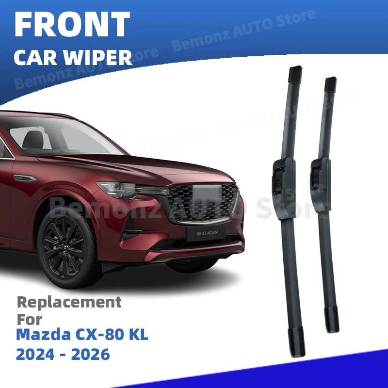 LHD RHD Front Windshield Wiper Blades For Mazda CX-80 CX80 KL 2024 2025 2026 2x Windscreen Window Brushes Car Accessories
LHD RHD Front Windshield Wiper Blades For Mazda CX-80 CX80 KL 2024 2025 2026 2x Windscreen Window Brushes Car Accessories