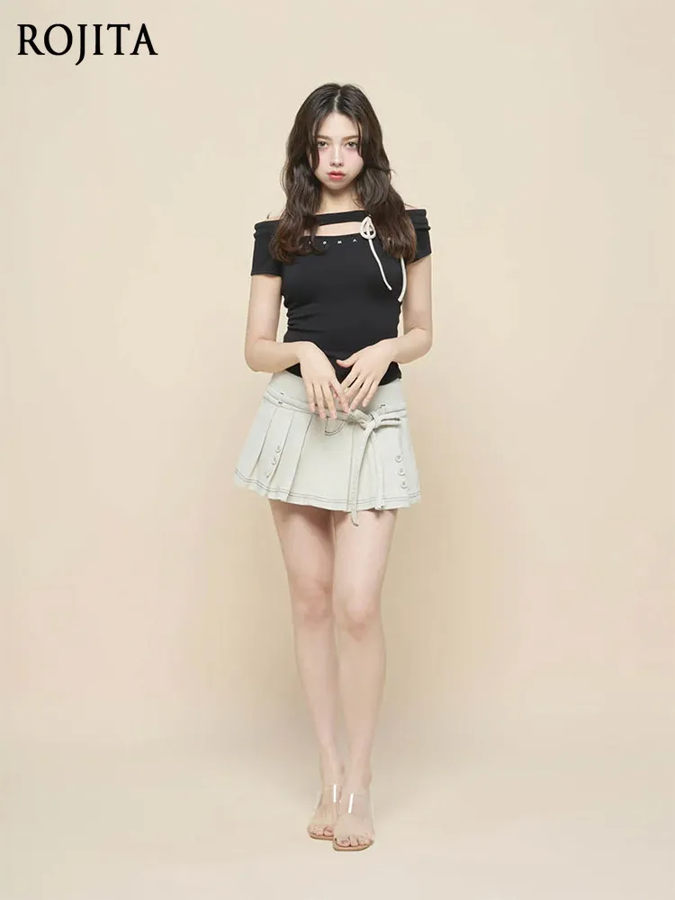 Japanese One-word Collar Off-the-shoulder Chest Embroidered Short-sleeved Women's T-shirt Black Top T Shirt Women
Japanese One-word Collar Off-the-shoulder Chest Embroidered Short-sleeved Women's T-shirt Black Top T Shirt Women