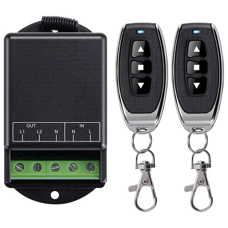 Dual Wireless Remote Control Switch Accessories AC100-240V 10A For Home Instruments, Water Pump, Lighting
Dual Wireless Remote Control Switch Accessories AC100-240V 10A For Home Instruments, Water Pump, Lighting