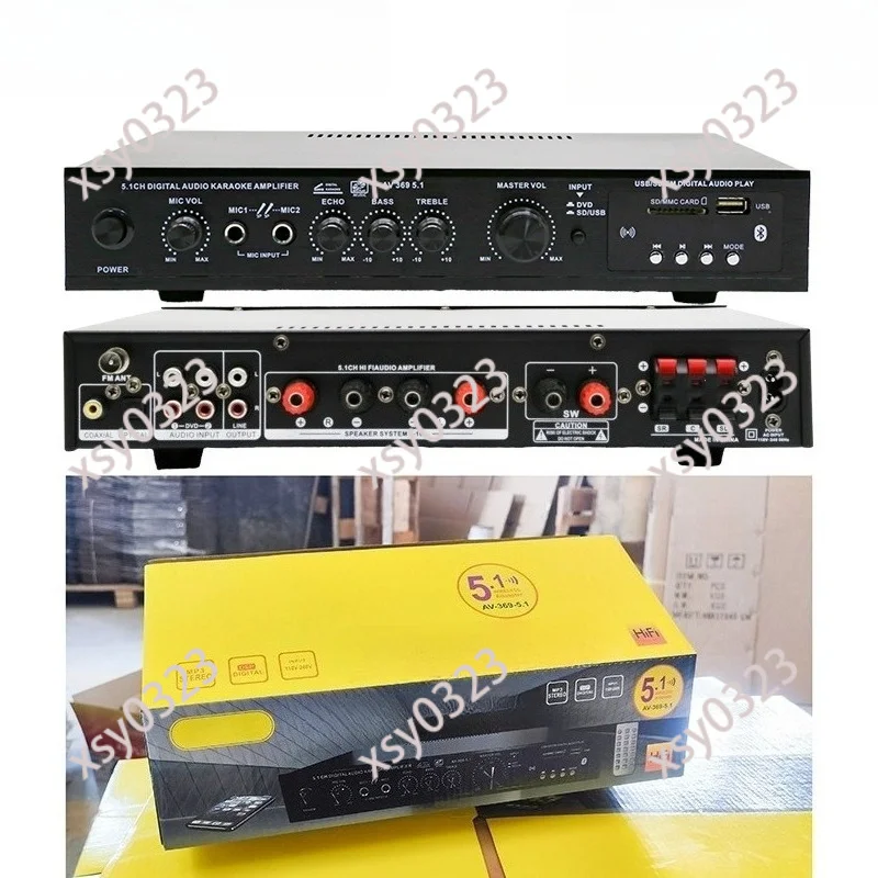 5.1 Channel High Power Amplifier Optical Coaxial Input Home Theater Bluetooth Audio Amp
5.1 Channel High Power Amplifier Optical Coaxial Input Home Theater Bluetooth Audio Amp