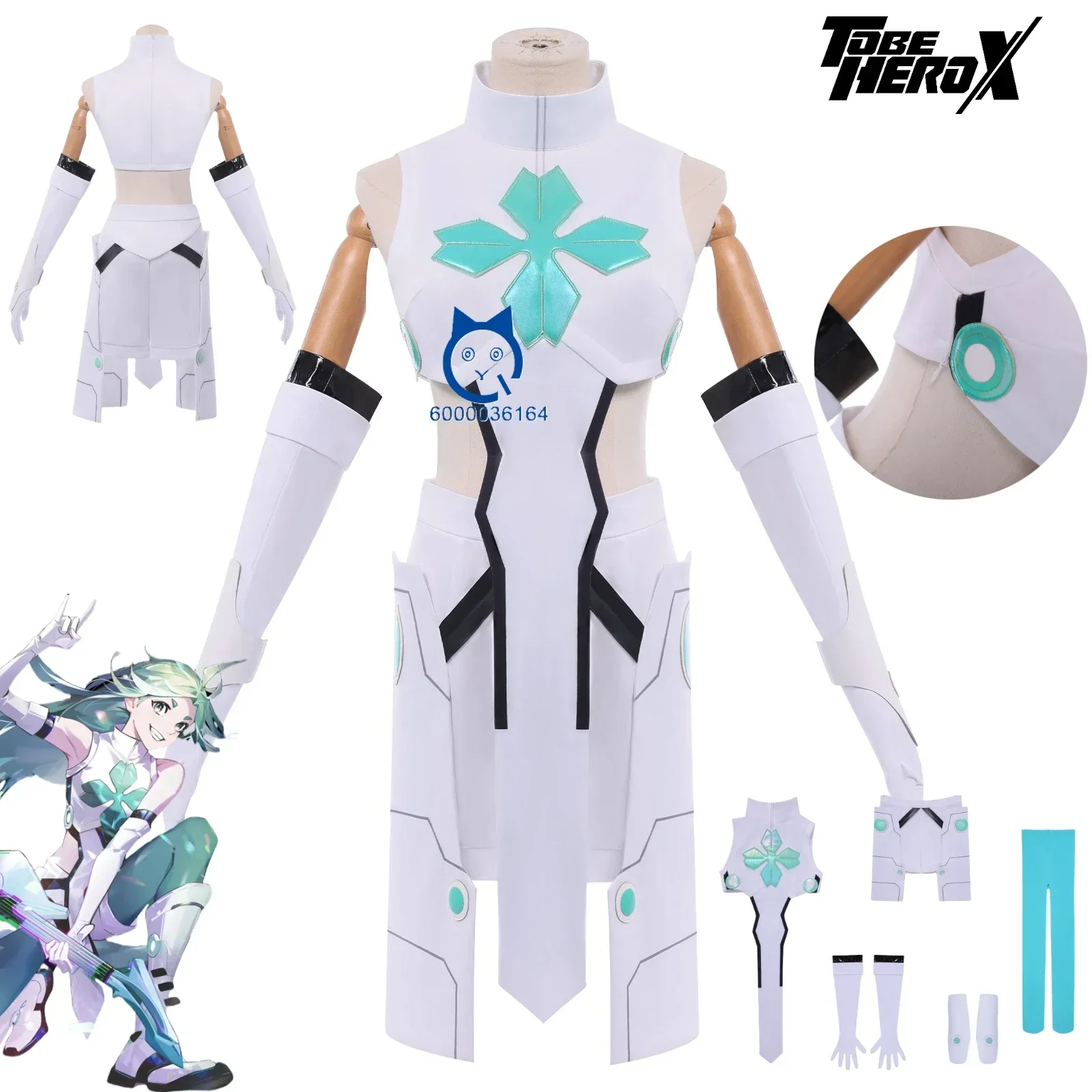 To Be Hero X Cosplay Anime LUCKY CYAN Role Playing Costume Anime Clothes Dress For Women Halloween Party Comic Con Suit Set
To Be Hero X Cosplay Anime LUCKY CYAN Role Playing Costume Anime Clothes Dress For Women Halloween Party Comic Con Suit Set