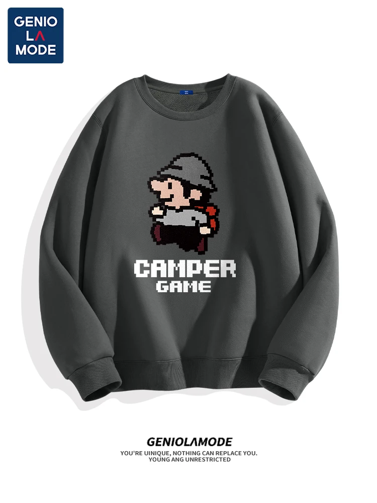 Loose Cartoon Printed Pullover Men's Autumn/winter O-neck Warm and Fleece Thick Long-sleeve Top Fashion Male Clothes
Loose Cartoon Printed Pullover Men's Autumn/winter O-neck Warm and Fleece Thick Long-sleeve Top Fashion Male Clothes
