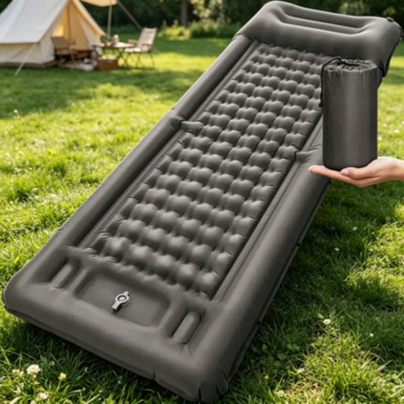  Inflatable Sleeping Pad Extra Thick 4In Self-inflating Mats Air Mattress w Built-in Pump for Camping Backpacking Travel
Inflatable Sleeping Pad Extra Thick 4In Self-inflating Mats Air Mattress w Built-in Pump for Camping Backpacking Travel