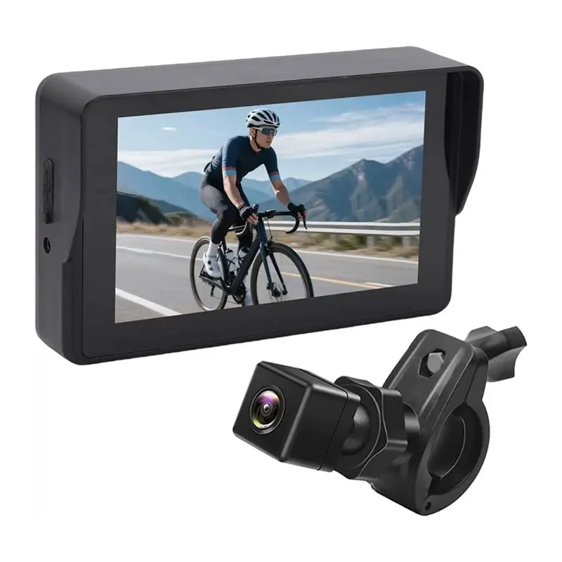 ABHS-1080P Bicycle Mirror,Bicycle Rear View Camera With 5" Screen Monitor 10000Mah Battery Handlebar Camera For Electric Bike
ABHS-1080P Bicycle Mirror,Bicycle Rear View Camera With 5" Screen Monitor 10000Mah Battery Handlebar Camera For Electric Bike