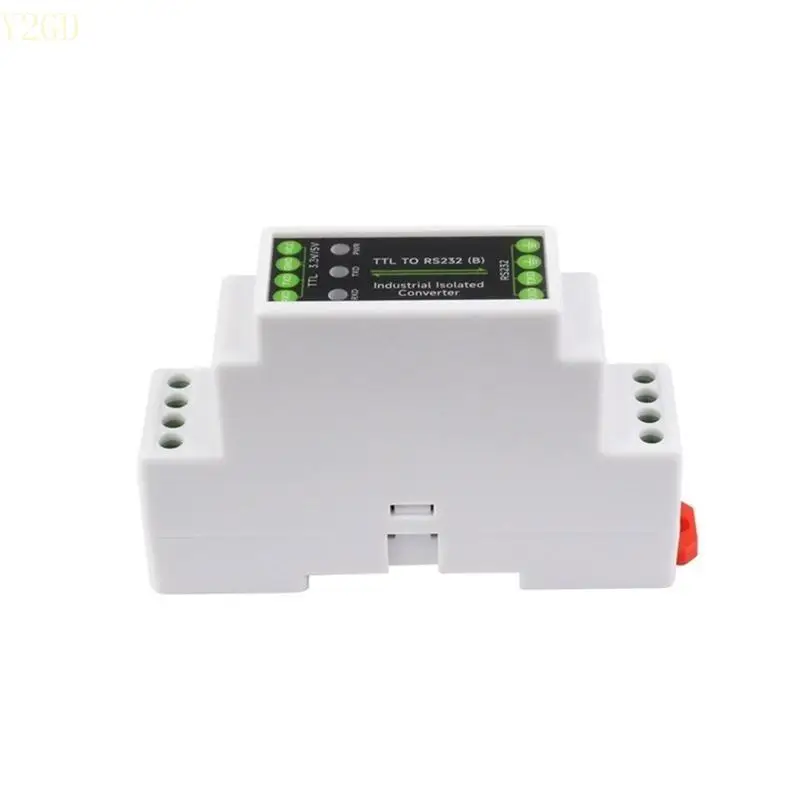 Y2GD DIN-Rail TTL to RS232 Converter Onboards Integrated Power Isolation With Reverse Resistant Stable Isolation Voltages
Y2GD DIN-Rail TTL to RS232 Converter Onboards Integrated Power Isolation With Reverse Resistant Stable Isolation Voltages