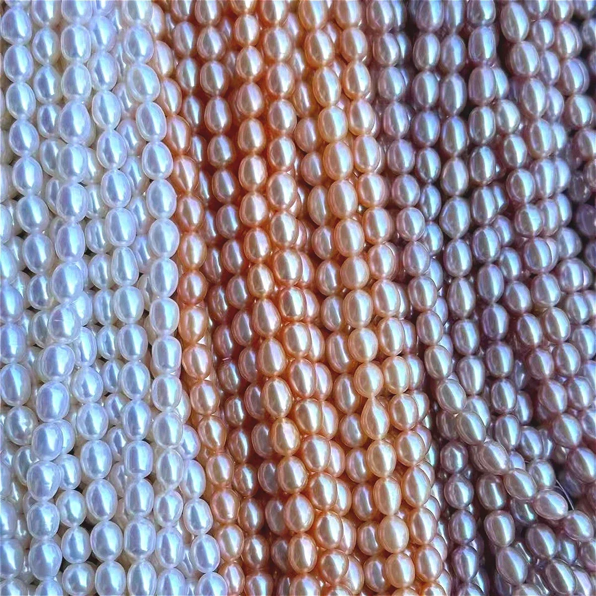 6.5-7.5mm5A White Purple Orange Dazzling Depth Rice Natural Freshwater Pearl Bead Jewelry MakeDIY Necklace Bracelet Accessories
6.5-7.5mm5A White Purple Orange Dazzling Depth Rice Natural Freshwater Pearl Bead Jewelry MakeDIY Necklace Bracelet Accessories