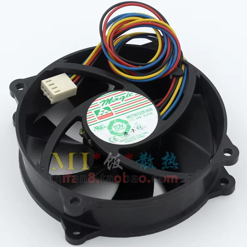 Magic MGT9212ZR-W25 DC 12 В 0,47 А 95x95x25 мм 4-проводной охлаждающий вентилятор для сервера
Magic MGT9212ZR-W25 DC 12 В 0,47 А 95x95x25 мм 4-проводной охлаждающий вентилятор для сервера