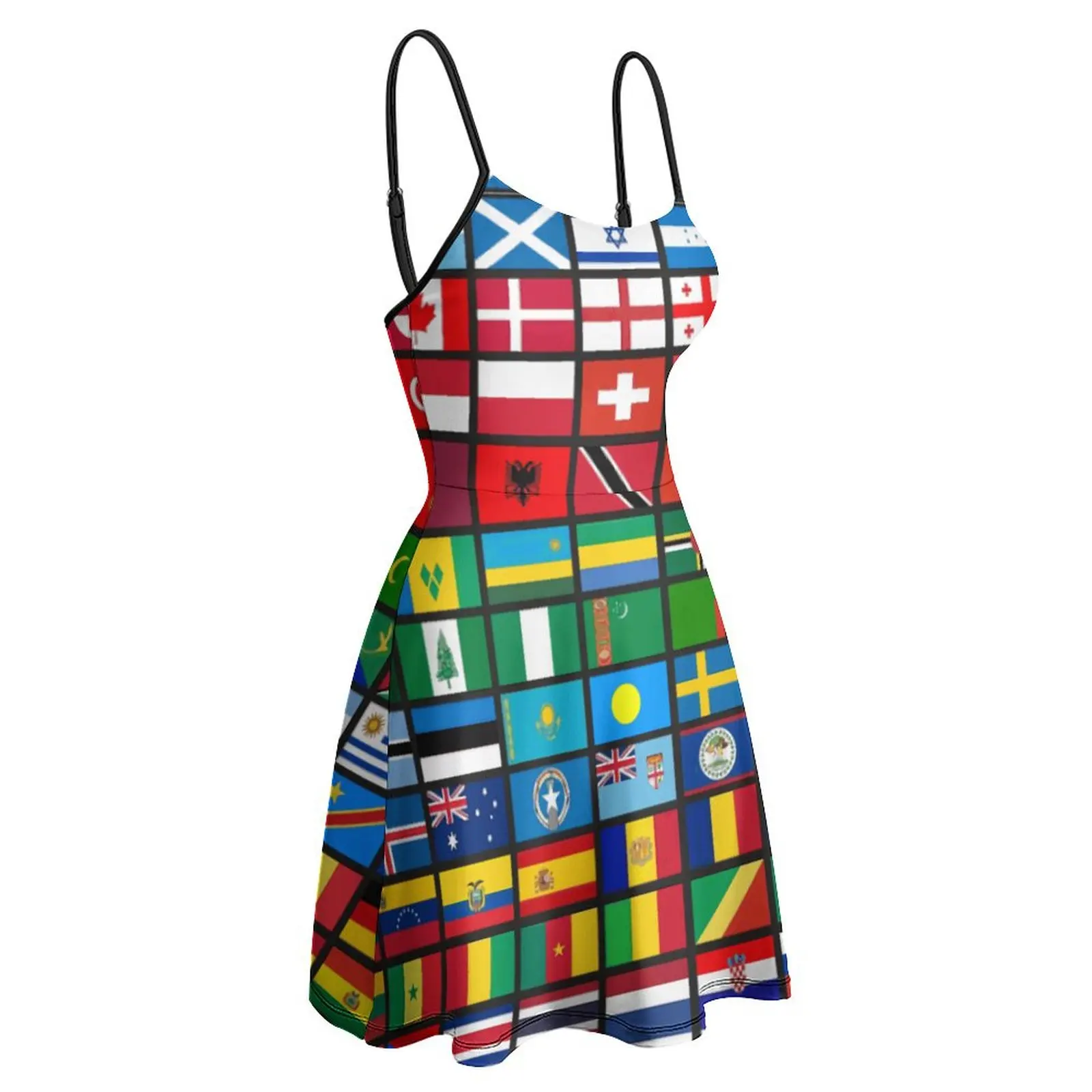 Exotic More Then 90 Flags of The Countries of The World,International Gift Women's Sling Dress Nerd Clubs Woman's Dress Suspen
Exotic More Then 90 Flags of The Countries of The World,International Gift Women's Sling Dress Nerd Clubs Woman's Dress Suspen