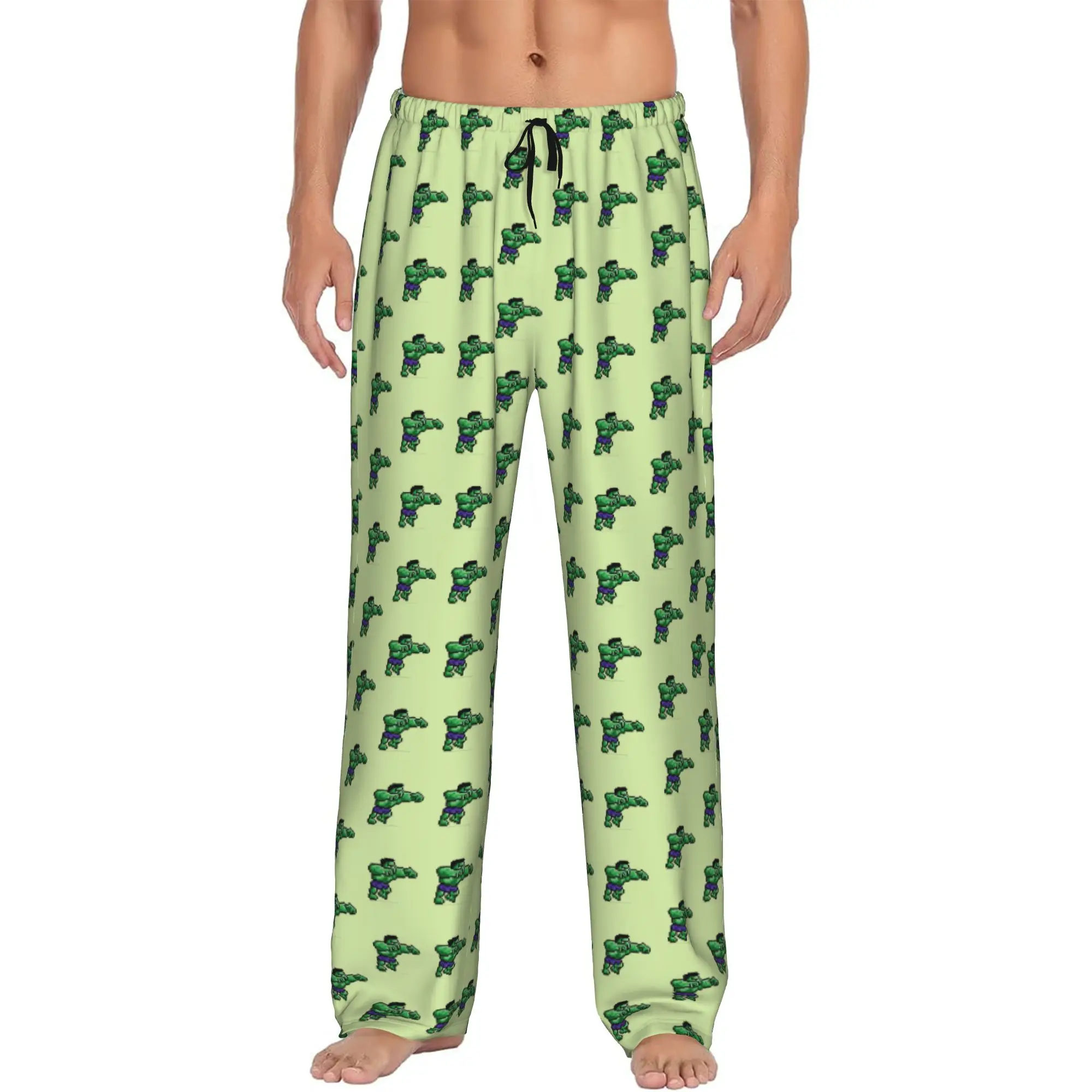 Custom H-Hulk Comic Art Pajama Pants Sleepwear for Men Elastic Waistband Sleep Lounge Bottoms with Pockets
Custom H-Hulk Comic Art Pajama Pants Sleepwear for Men Elastic Waistband Sleep Lounge Bottoms with Pockets