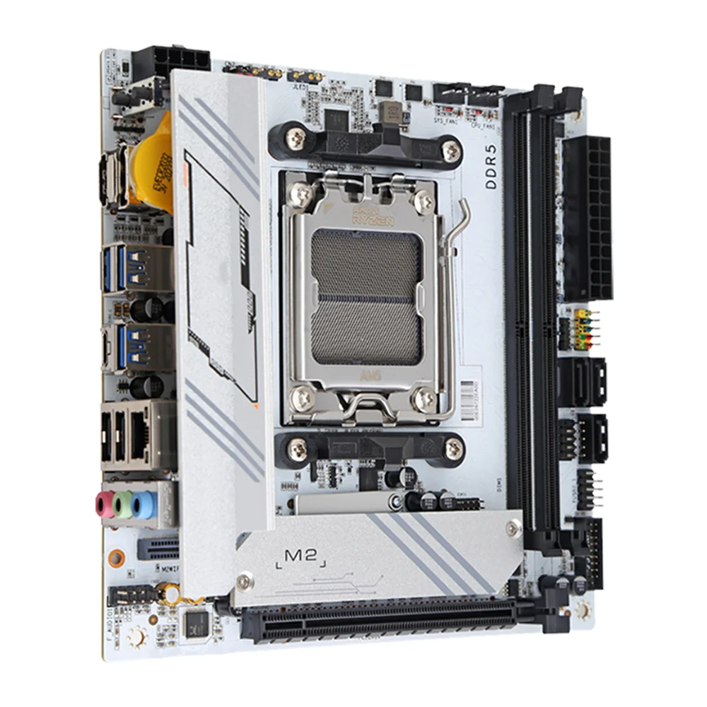Материнская плата HISWISER B650 PLUS ITX с поддержкой DDR5 MAX, 96 ГБ M.2 SSD, слот AMD AM5, процессоры серии Ryzen 7000/8000
Материнская плата HISWISER B650 PLUS ITX с поддержкой DDR5 MAX, 96 ГБ M.2 SSD, слот AMD AM5, процессоры серии Ryzen 7000/8000