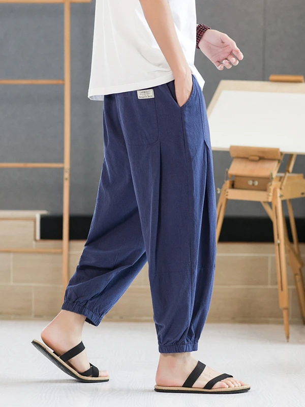 New Chinese Sle Men's Cotton Linen Loose Spring Trendy Nine-Piece Harlan Lightweight Casual Long Pants Streetwear
New Chinese Sle Men's Cotton Linen Loose Spring Trendy Nine-Piece Harlan Lightweight Casual Long Pants Streetwear